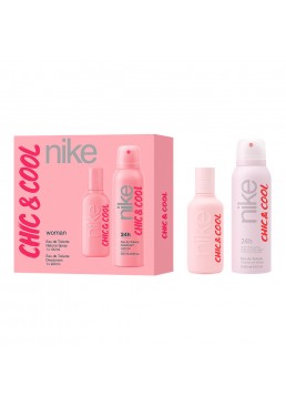 Подарунковий набір для жінок Nike Chic & Cool Туалетна вода 100 мл + Дезодорант, 200 мл